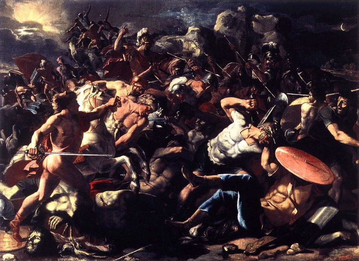 La vittoria di Giosuè sugli egiziani - Pushkin Museum, Moscow